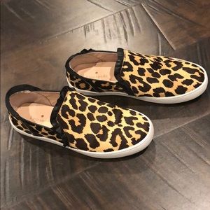 ❤️EUC❤️ Kate Spade Calf Hair Leopard Sneakers